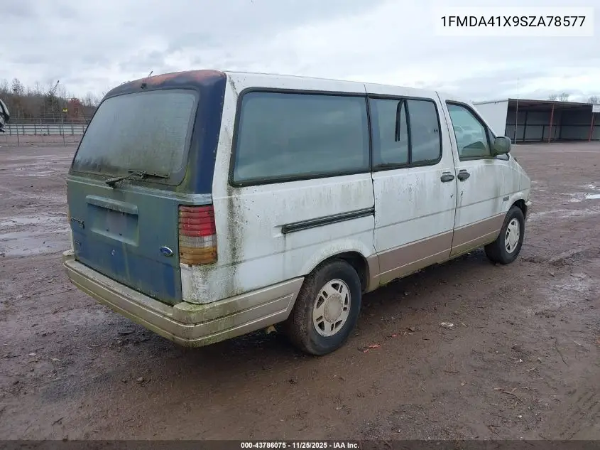 1FMDA41X9SZA78577 1995 Ford Aerostar