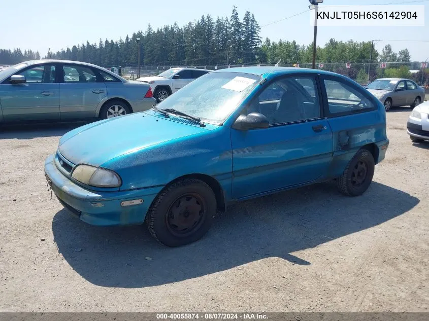 1995 Ford Aspire VIN: KNJLT05H6S6142904 Lot: 40055874