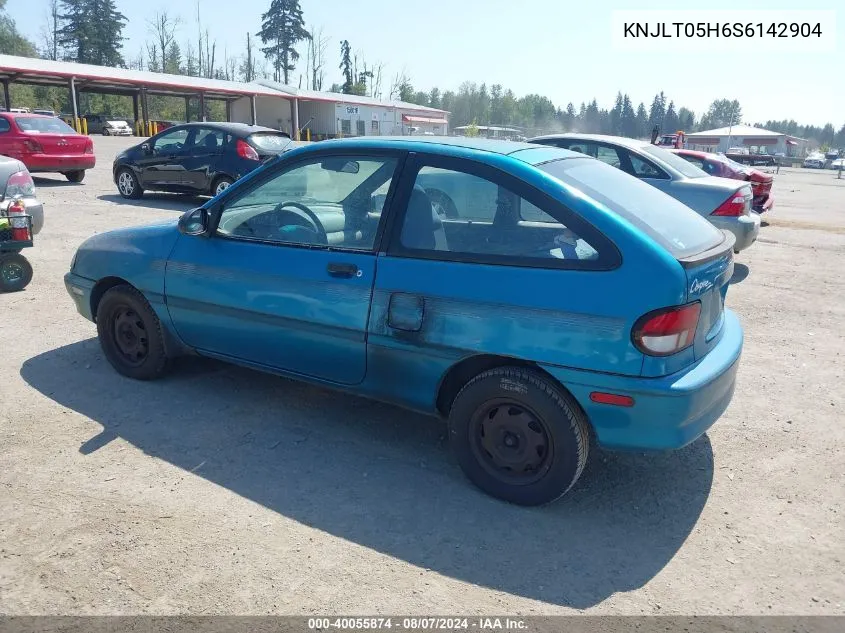 1995 Ford Aspire VIN: KNJLT05H6S6142904 Lot: 40055874