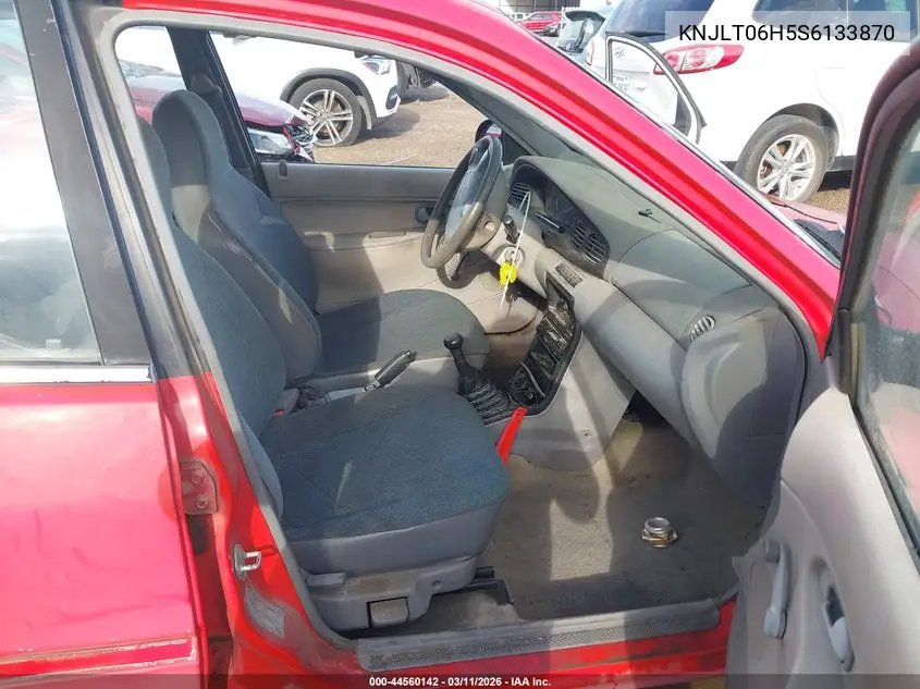 1995 Ford Aspire VIN: KNJLT06H5S6133870 Lot: 44560142