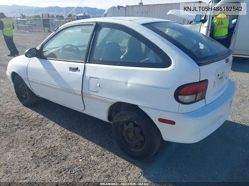 1995 Ford Aspire VIN: KNJLT05H4S6152542 Lot: 44936441