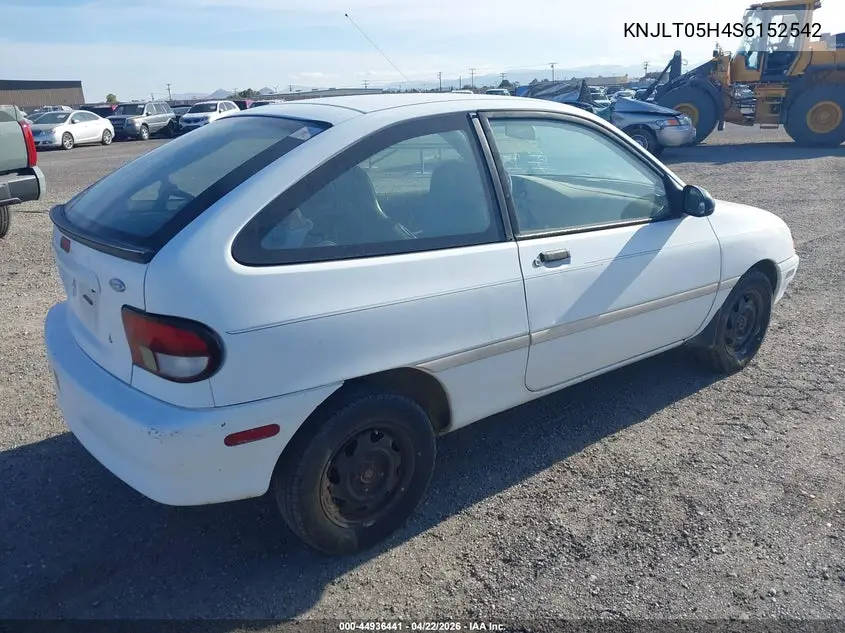 1995 Ford Aspire VIN: KNJLT05H4S6152542 Lot: 44936441
