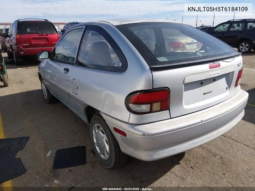 1996 Ford Aspire VIN: KNJLT05H5T6184109 Lot: 44444443