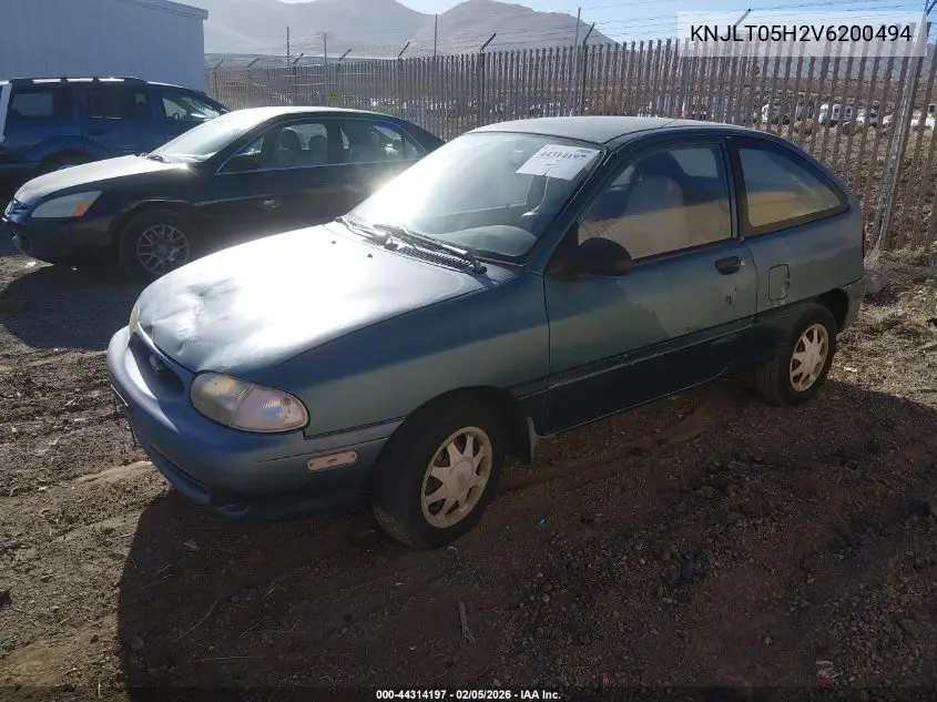 1997 Ford Aspire VIN: KNJLT05H2V6200494 Lot: 44314197