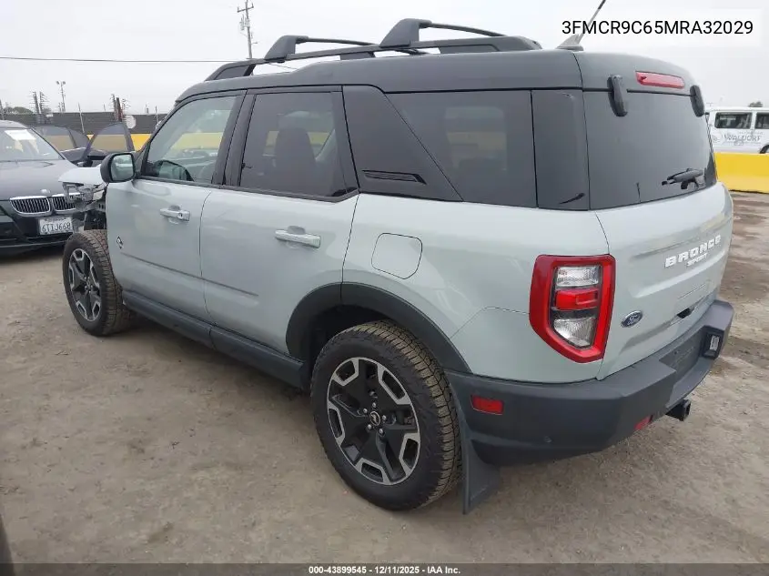3FMCR9C65MRA32029 2021 Ford Bronco Sport Outer Banks