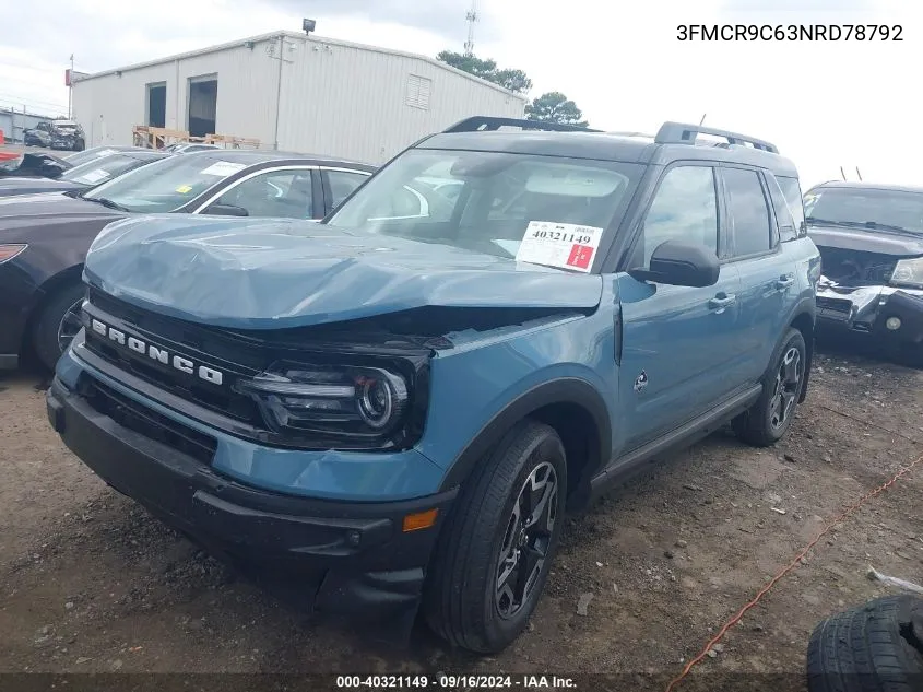 3FMCR9C63NRD78792 2022 Ford Bronco Sport Outer Banks