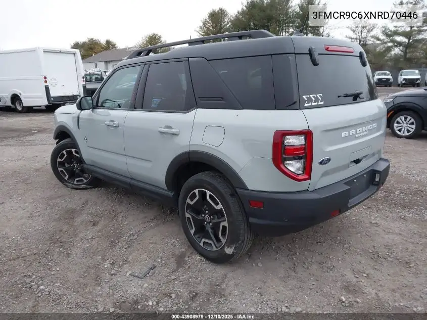 3FMCR9C6XNRD70446 2022 Ford Bronco Sport Outer Banks