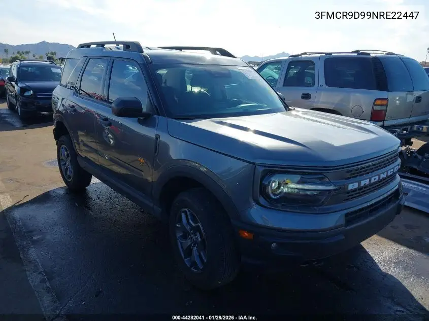 3FMCR9D99NRE22447 2022 Ford Bronco Sport Badlands