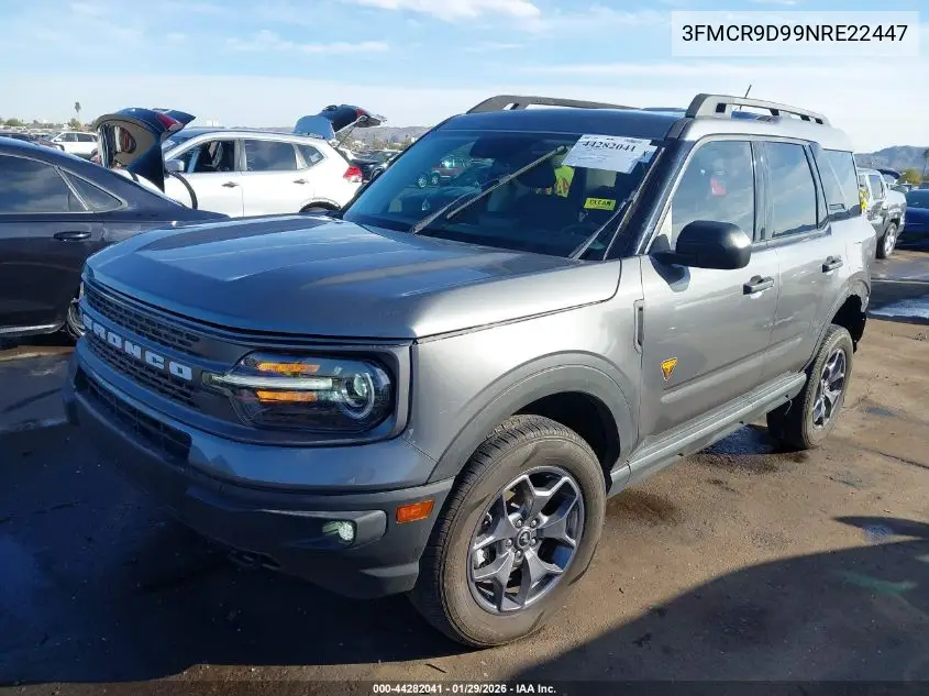 3FMCR9D99NRE22447 2022 Ford Bronco Sport Badlands