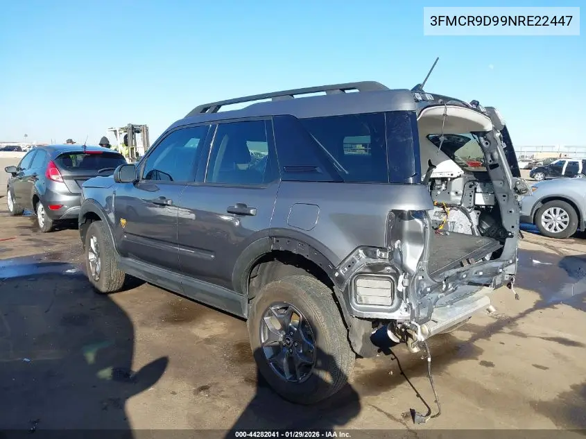 3FMCR9D99NRE22447 2022 Ford Bronco Sport Badlands