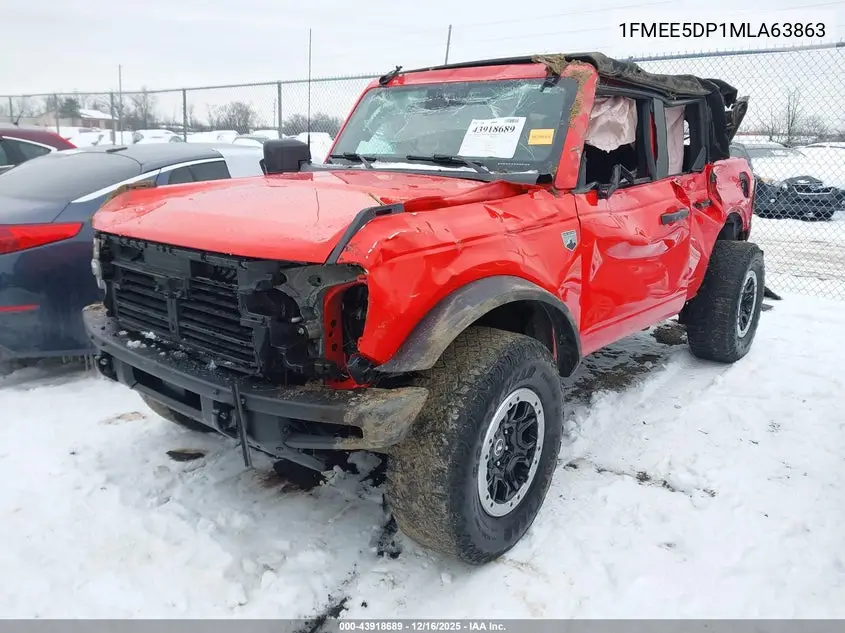 1FMEE5DP1MLA63863 2021 Ford Bronco Big Bend