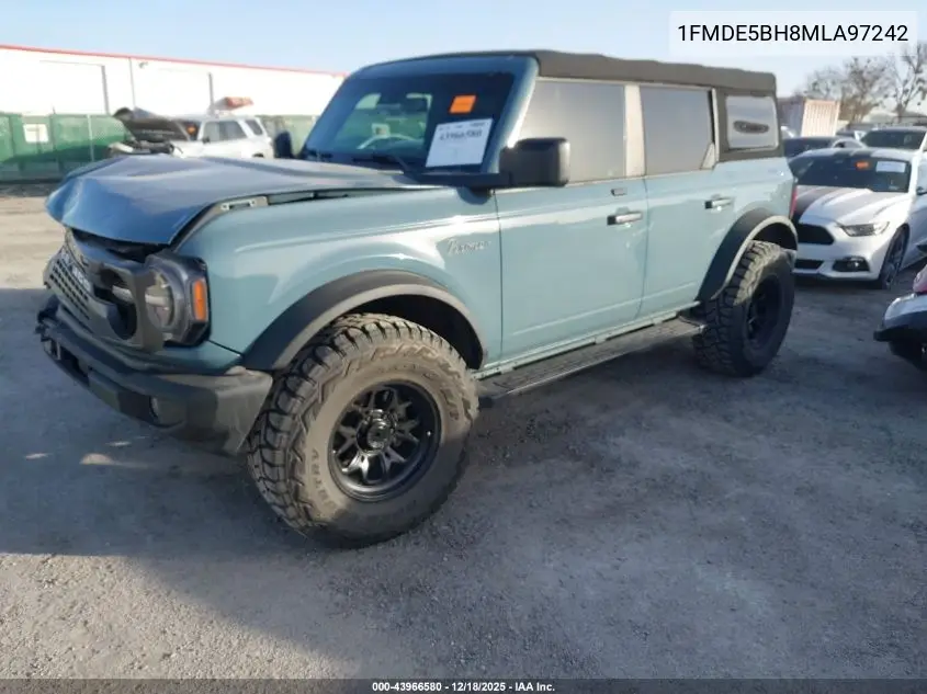 1FMDE5BH8MLA97242 2021 Ford Bronco Big Bend