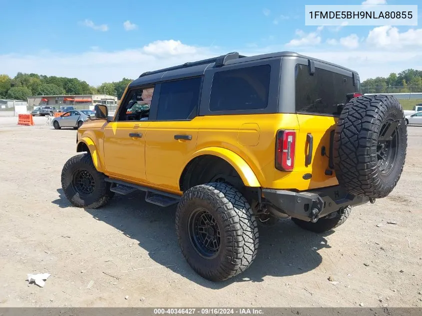 1FMDE5BH9NLA80855 2022 Ford Bronco Outer Banks