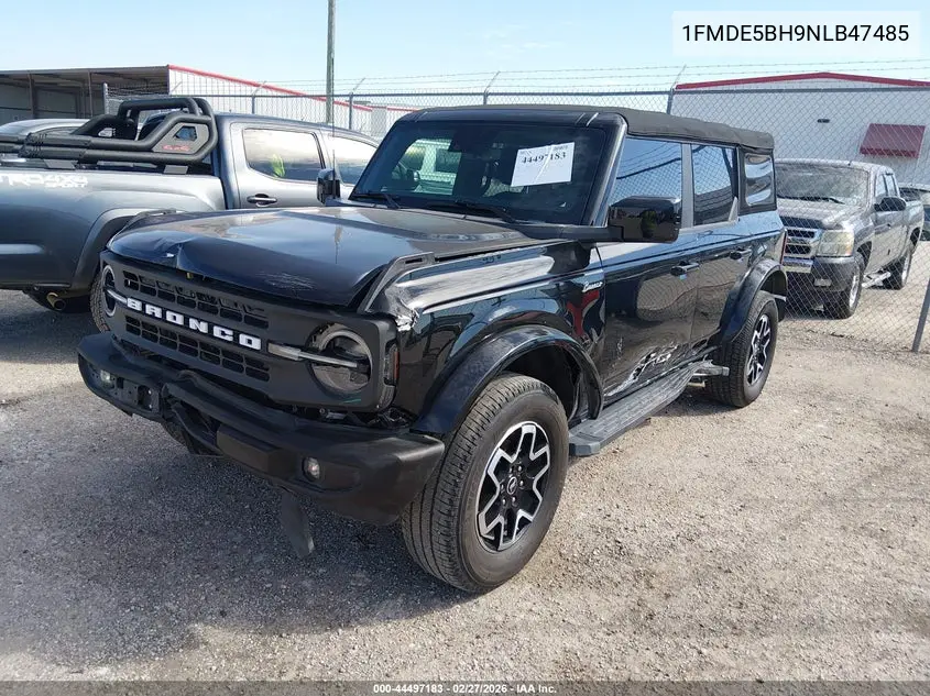 1FMDE5BH9NLB47485 2022 Ford Bronco Outer Banks