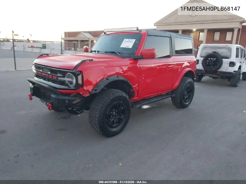 1FMDE5AH0PLB68147 2023 Ford Bronco Outer Banks