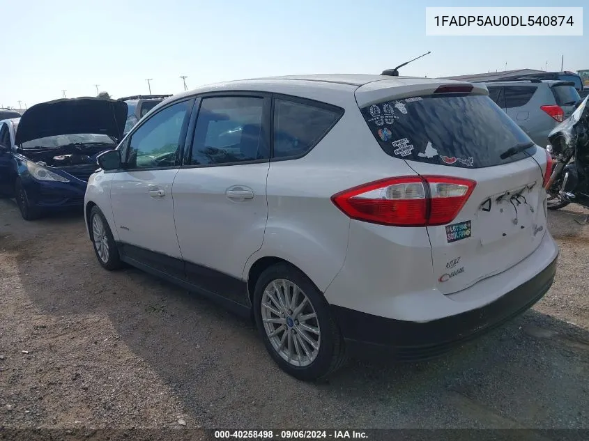 1FADP5AU0DL540874 2013 Ford C-Max Hybrid Se