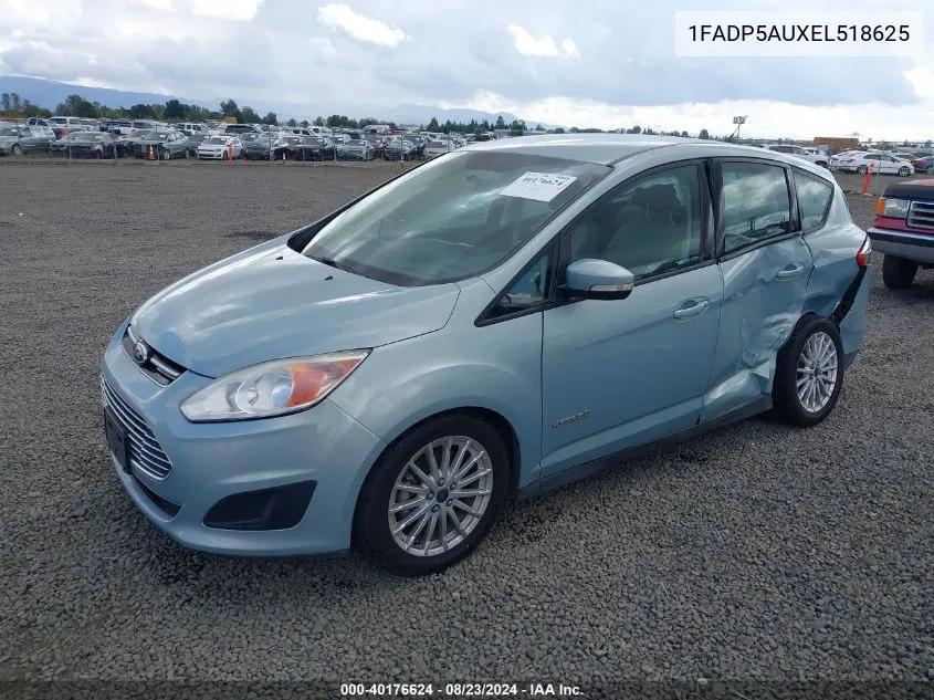 1FADP5AUXEL518625 2014 Ford C-Max Hybrid Se