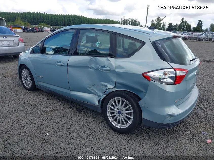 1FADP5AUXEL518625 2014 Ford C-Max Hybrid Se