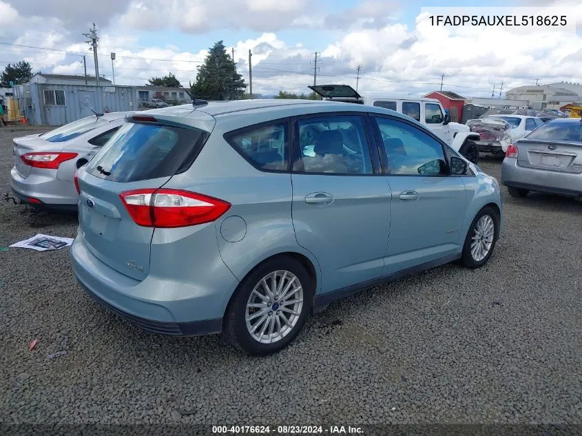 1FADP5AUXEL518625 2014 Ford C-Max Hybrid Se