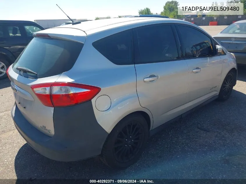 1FADP5AU9EL509480 2014 Ford C-Max Hybrid Se