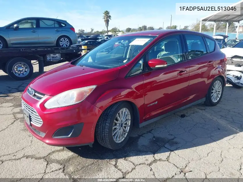 1FADP5AU2EL513046 2014 Ford C-Max Hybrid Se