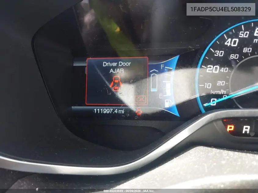 2014 Ford C-Max Energi Sel VIN: 1FADP5CU4EL508329 Lot: 45303859