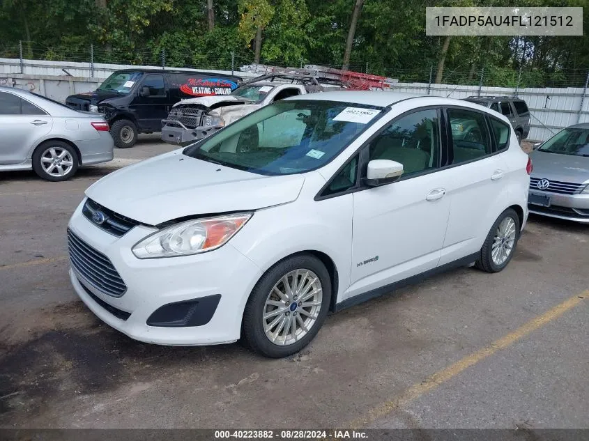 1FADP5AU4FL121512 2015 Ford C-Max Hybrid Se