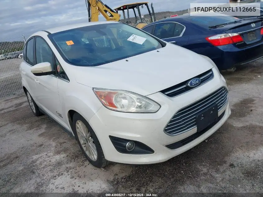 1FADP5CUXFL112665 2015 Ford C-Max Energi Sel