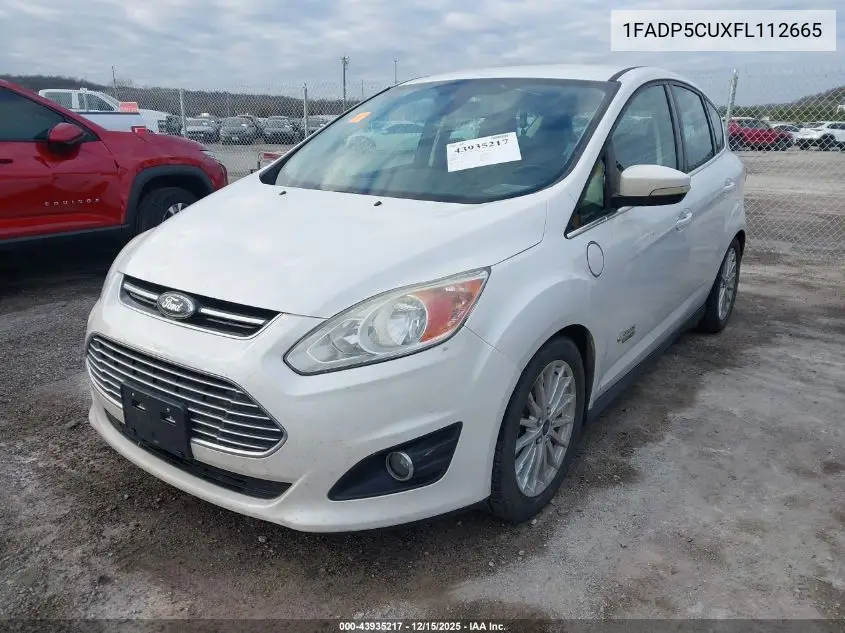 1FADP5CUXFL112665 2015 Ford C-Max Energi Sel
