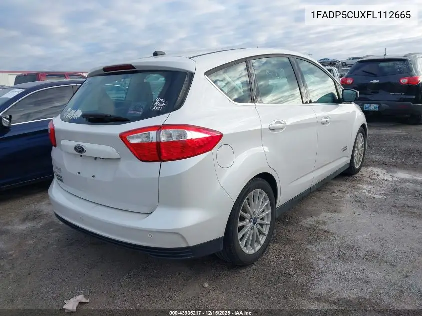 1FADP5CUXFL112665 2015 Ford C-Max Energi Sel