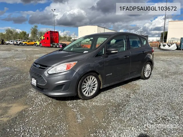 1FADP5AU0GL103672 2016 Ford C-Max 2016 Ford C-Max Se Hybrid Automobile