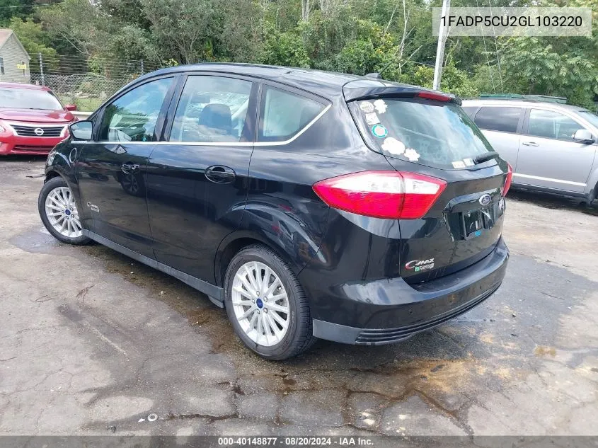 1FADP5CU2GL103220 2016 Ford C-Max Energi Sel