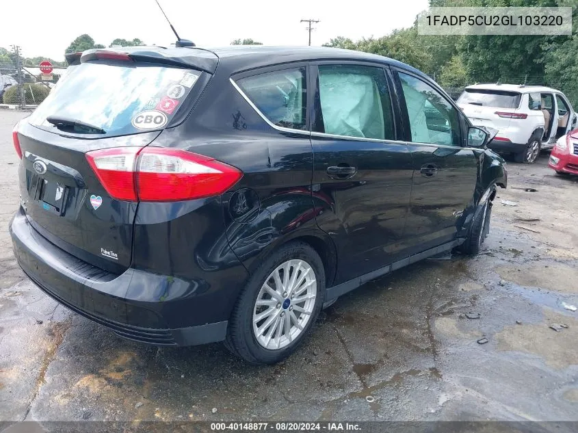 1FADP5CU2GL103220 2016 Ford C-Max Energi Sel