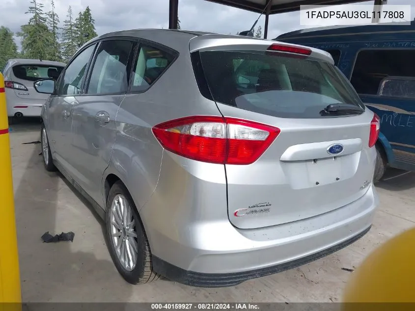 1FADP5AU3GL117808 2016 Ford C-Max Hybrid Se