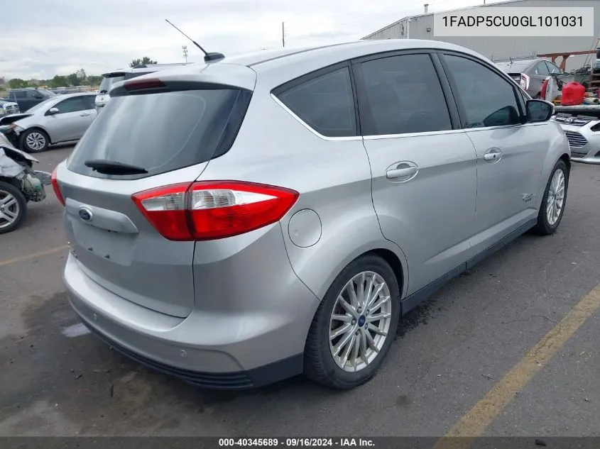 1FADP5CU0GL101031 2016 Ford C-Max Energi Sel