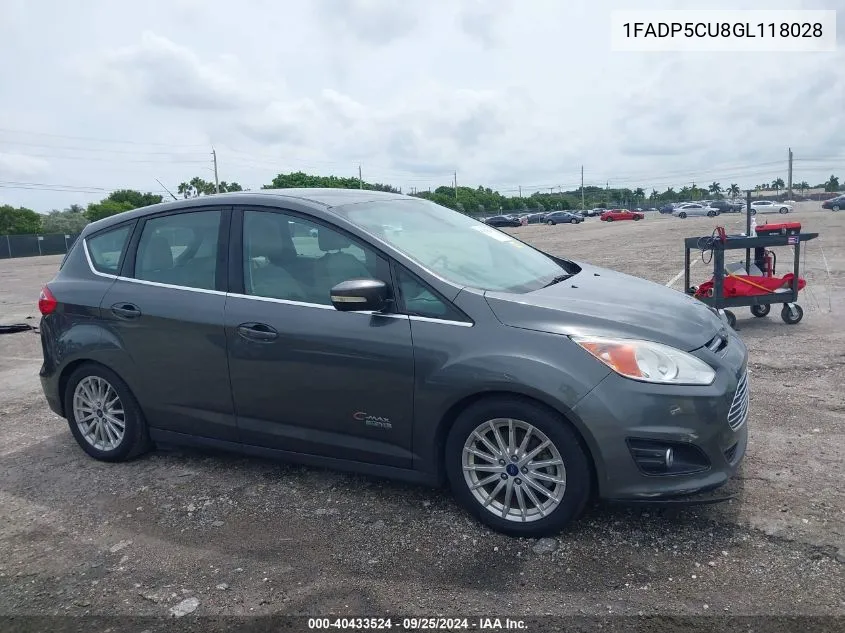 1FADP5CU8GL118028 2016 Ford C-Max Energi Sel