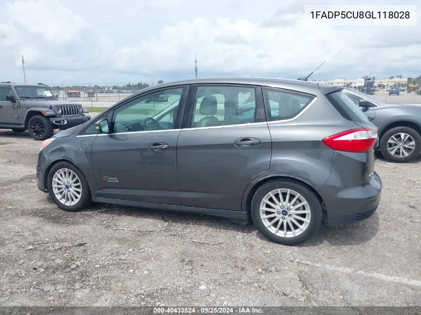 1FADP5CU8GL118028 2016 Ford C-Max Energi Sel