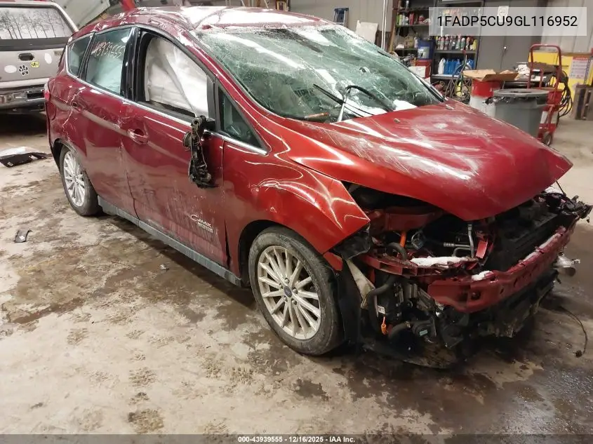 1FADP5CU9GL116952 2016 Ford C-Max Energi Sel
