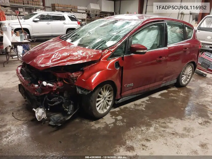 1FADP5CU9GL116952 2016 Ford C-Max Energi Sel