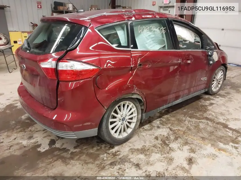 1FADP5CU9GL116952 2016 Ford C-Max Energi Sel