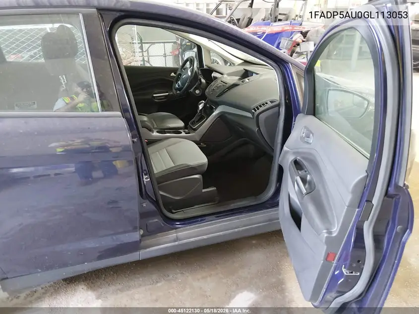 2016 Ford C-Max Hybrid Se VIN: 1FADP5AU0GL113053 Lot: 45122130