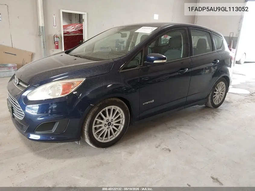2016 Ford C-Max Hybrid Se VIN: 1FADP5AU9GL113052 Lot: 45122132
