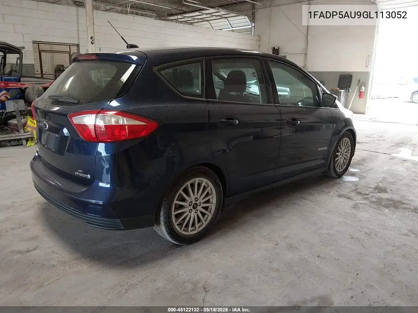 2016 Ford C-Max Hybrid Se VIN: 1FADP5AU9GL113052 Lot: 45122132