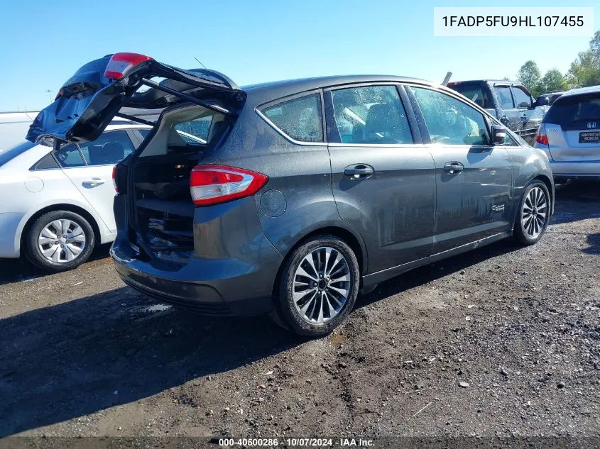 1FADP5FU9HL107455 2017 Ford C-Max Energi Titanium