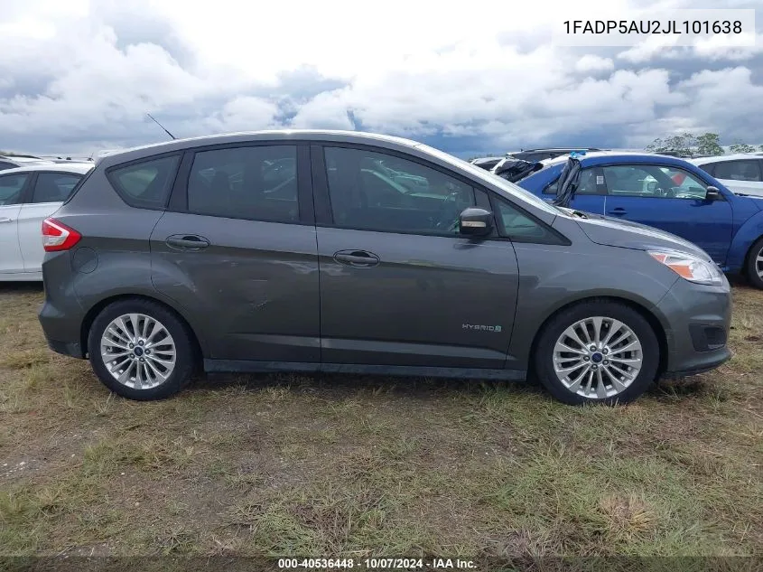 1FADP5AU2JL101638 2018 Ford C-Max Hybrid Se