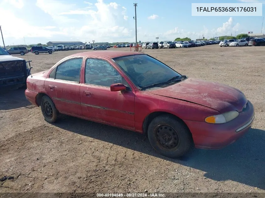 1FALP6536SK176031 1995 Ford Contour Gl