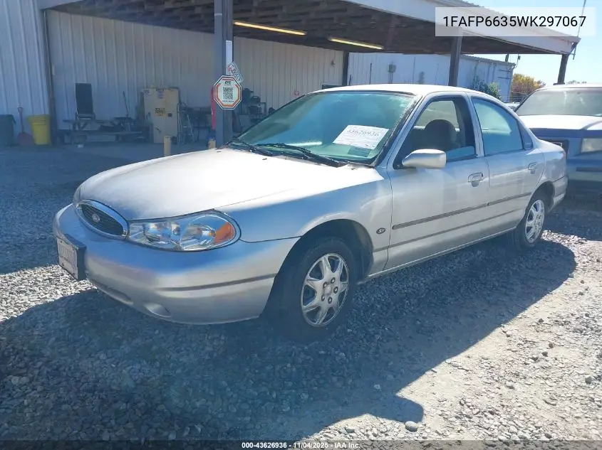 1FAFP6635WK297067 1998 Ford Contour Lx