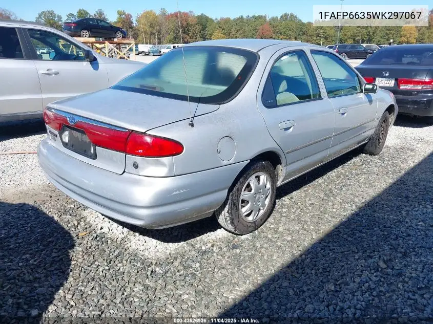 1FAFP6635WK297067 1998 Ford Contour Lx