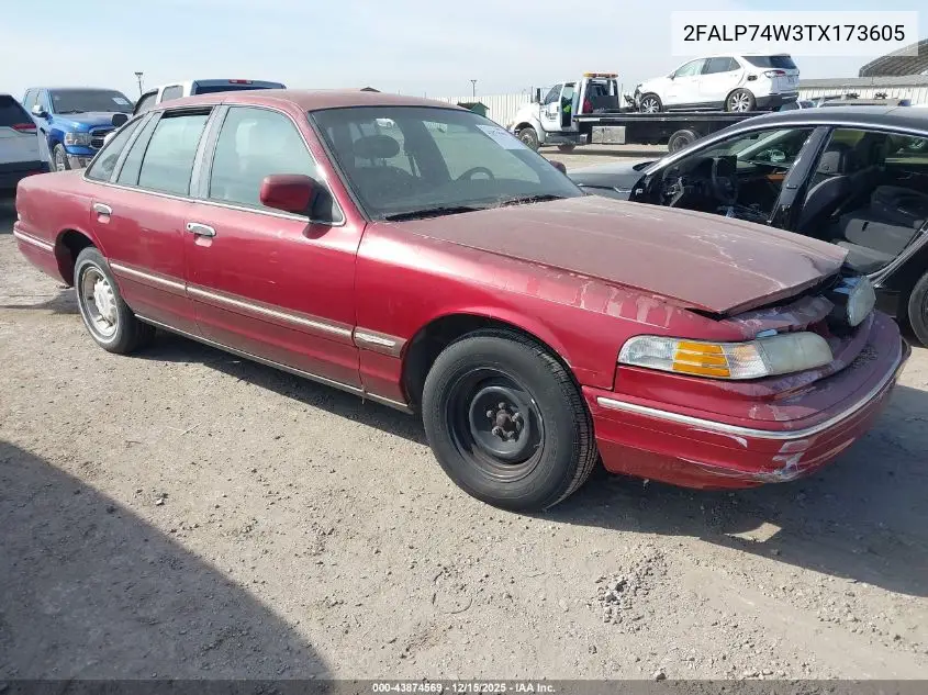 2FALP74W3TX173605 1996 Ford Crown Victoria Lx
