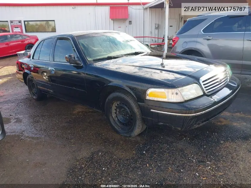 2FAFP71W4WX175787 1998 Ford Crown Victoria Police Interceptor